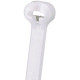 Panduit Dome-Top Cable Tie - Natural - 1000 Pack - 50 lb Loop Tensile - Nylon 6.6 - TAA Compliance BT4S-M