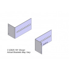 Havis C-EB25-075 - Mounting component (2 brackets) - TAA Compliance C-EB25-075