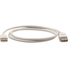 Kramer USB-A 2.0 Extention Cable - 1 ft USB Data Transfer Cable - First End: 1 x Type A Male USB - Second End: 1 x Type A Female USB - Extension Cable C-USB/AAE-1