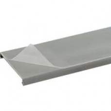 Panduit Cover - Light Gray - 6 Pack - Polyvinyl Chloride (PVC) - TAA Compliance C2.5LG6-F