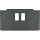 Panduit Net-Contain Door Panel - Steel - White - 45U Rack Height - 88.3" Height - 70.5" Width - TAA Compliance C2CACT5F06SDW1