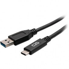 C2g 6in USB C to USB Cable - M/M - 6in USB C to USB A Cable - SuperSpeed USB 5Gbps - M/M 28874