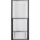 Panduit Net-Contain Side Panel - Steel, Polycarbonate - Black - 1 Pack - 38" Height - 23.5" Width - TAA Compliance C2HAC06I2638B1