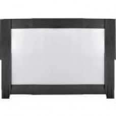 Panduit Net-Contain Side Panel - Steel, Polycarbonate - Black - 1 Pack - 38" Height - 48" Width - TAA Compliance C2HACERI2638B1