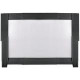 Panduit Net-Contain Side Panel - Steel, Polycarbonate - White - 1 Pack - 38" Height - 48" Width - TAA Compliance C2HACERI2638W1