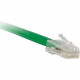 ENET Cat5e Green 1 Foot Non-Booted (No Boot) (UTP) High-Quality Network Patch Cable RJ45 to RJ45 - 1Ft - Lifetime Warranty C5E-GN-NB-1-ENC