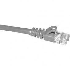 ENET Cat.5e UTP Patch Network Cable - 14 ft Category 5e Network Cable for Network Device - First End: 1 x RJ-45 Male Network - Second End: 1 x RJ-45 Male Network - Patch Cable - Riser, CMR - Gray C5E-GY-14-ENC