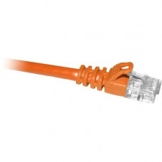 Cp Technologies ClearLinks 14FT Cat. 6 550MHZ Orange Molded Snagless Patch Cable - 14 ft Category 6e Network Cable for Network Device - First End: 1 x RJ-45 Male Network - Second End: 1 x RJ-45 Male Network - Patch Cable - Orange - RoHS Compliance C6-OR-1