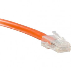 ENET Cat5e Orange 40 Foot Non-Booted (No Boot) (UTP) High-Quality Network Patch Cable RJ45 to RJ45 - 40Ft - Lifetime Warranty C5E-OR-NB-40-ENC