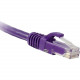 ENET Cat5e Purple 8 Foot Patch Cable with Snagless Molded Boot (UTP) High-Quality Network Patch Cable RJ45 to RJ45 - 8Ft - Lifetime Warranty C5E-PR-8-ENC
