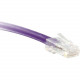 ENET Cat5e Purple 10 Foot Non-Booted (No Boot) (UTP) High-Quality Network Patch Cable RJ45 to RJ45 - 10Ft - Lifetime Warranty C5E-PR-NB-10-ENC