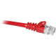 Cp Technologies ClearLinks 75FT Cat5E 350MHZ Red Molded Snagless Patch Cable - Category 5E for Network Device - 75ft - 1 x RJ-45 Male Network - 1 x RJ-45 Male Network - Red - RoHS Compliance C5E-RD-75-M