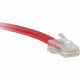 ENET Cat5e Red 15 Foot Non-Booted (No Boot) (UTP) High-Quality Network Patch Cable RJ45 to RJ45 - 15Ft - Lifetime Warranty C5E-RD-NB-15-ENC