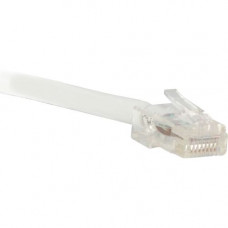 ENET Cat5e White 35 Foot Non-Booted (No Boot) (UTP) High-Quality Network Patch Cable RJ45 to RJ45 - 35Ft - Lifetime Warranty C5E-WH-NB-35-ENC