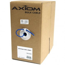 Axiom CAT5e Bulk Cable Spool 1000FT (Black) - 1000 ft Category 5e Network Cable for Network Device - First End: 1 x Bare Wire - Second End: 1 x Bare Wire - Black C5EBCS-K1000-AX