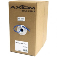 Axiom CAT5e Plenum Bulk Cable Spool 1000FT (Black) - 1000 ft Category 5e Network Cable for Network Device - First End: 1 x Bare Wire - Second End: 1 x Bare Wire - Black C5EBCSK1000P-AX