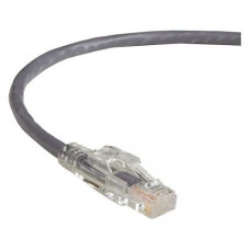 Black Box GigaBase 3 CAT5e 350-MHz Lockable Patch Cable (UTP), Gray, 30-ft. (9.1-m) - 30 ft Category 5e Network Cable for Network Device - First End: 1 x RJ-45 Male Network - Second End: 1 x RJ-45 Male Network - Patch Cable - Gray C5EPC70-GY-30