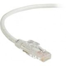Black Box GigaBase 3 CAT5e 350-MHz Lockable Patch Cable (UTP), White, 1-ft. (0.3-m) - 1 ft Category 5e Network Cable for Network Device - First End: 1 x RJ-45 Male Network - Second End: 1 x RJ-45 Male Network - Patch Cable - White C5EPC70-WH-01