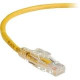 Black Box GigaBase 3 CAT5e 350-MHz Lockable Patch Cable (UTP), Yellow, 5-ft. (1.5-m) - 5 ft Category 5e Network Cable for Network Device - First End: 1 x RJ-45 Male Network - Second End: 1 x RJ-45 Male Network - Patch Cable - Yellow C5EPC70-YL-05