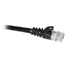 Cp Technologies ClearLinks 10FT Cat. 6 550MHZ Black Molded Snagless Patch Cable - Male - Male - 10ft - Black C6-BK-10-M