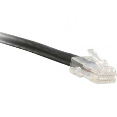 ENET Cat6 Black 15 Foot Non-Booted (No Boot) (UTP) High-Quality Network Patch Cable RJ45 to RJ45 - 15Ft - Lifetime Warranty C6-BK-NB-15-ENC