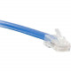 ENET Cat6 Blue 30 Foot Non-Booted (No Boot) (UTP) High-Quality Network Patch Cable RJ45 to RJ45 - 30Ft - Lifetime Warranty C6-BL-NB-30-ENC