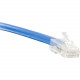 ENET Cat5e Blue 3 Foot Non-Booted (No Boot) (UTP) High-Quality Network Patch Cable RJ45 to RJ45 - 3Ft - Lifetime Warranty C5E-BL-NB-3-ENC