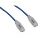 ENET Cat.6 Network Cable - 40 ft Category 6 Network Cable for Network Device - First End: 1 x RJ-45 Male Network - Second End: 1 x RJ-45 Male Network - 28 AWG - Blue, Clear C6-BL-SCB-40-ENC