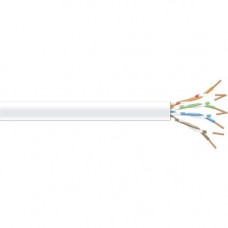 Black Box Black Box Connect Cat6 250 MHz Solid Bulk Cable - UTP, Plenum, White, 1000 ft. - 1000 ft Category 6 Network Cable for Network Device - First End: 1 x Bare Wire - Second End: 1 x Bare Wire - White - TAA Compliance C6-CMP-SLD-WH