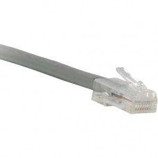 ENET Cat6 Gray 2 Foot Non-Booted (No Boot) (UTP) High-Quality Network Patch Cable RJ45 to RJ45 - 2Ft - Lifetime Warranty C6-GY-NB-2-ENC