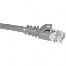 Cp Technologies ClearLinks 100FT Cat. 6 550MHZ Light Grey Molded Snagless Patch Cable - RJ-45 Male - RJ-45 Male - 100ft - Gray C6-LG-100-M