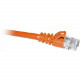 ENET Cat6 Orange 1 Foot Patch Cable with Snagless Molded Boot (UTP) High-Quality Network Patch Cable RJ45 to RJ45 - 1Ft - Lifetime Warranty C6-OR-1-ENC