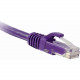ENET Cat6 Purple 1 Foot Patch Cable with Snagless Molded Boot (UTP) High-Quality Network Patch Cable RJ45 to RJ45 - 1Ft - Lifetime Warranty C6-PR-1-ENC
