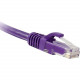 ENET Cat6 Purple 5 Foot Patch Cable with Snagless Molded Boot (UTP) High-Quality Network Patch Cable RJ45 to RJ45 - 5Ft - Lifetime Warranty C6-PR-5-ENC