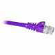 Cp Technologies ClearLinks 100FT CAT6 550MHZ Purple Molded Snagless Patch Cable - Category 6 for Network Device - 100 ft - 1 x RJ-45 Male Network - 1 x RJ-45 Male Network - Purple - RoHS Compliance C6-PU-100-M