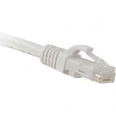 ENET Cat6 White 1 Foot Patch Cable with Snagless Molded Boot (UTP) High-Quality Network Patch Cable RJ45 to RJ45 - 1Ft - Lifetime Warranty C6-WH-1-ENC