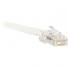 ENET Cat6 White 25 Foot Non-Booted (No Boot) (UTP) High-Quality Network Patch Cable RJ45 to RJ45 - 25Ft - Lifetime Warranty C6-WH-NB-25-ENC