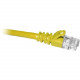 ENET Cat6 Yellow 1 Foot Patch Cable with Snagless Molded Boot (UTP) High-Quality Network Patch Cable RJ45 to RJ45 - 1Ft - Lifetime Warranty C6-YL-1-ENC