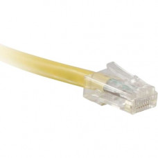 ENET Cat6 Yellow 30 Foot Non-Booted (No Boot) (UTP) High-Quality Network Patch Cable RJ45 to RJ45 - 30Ft - Lifetime Warranty C6-YL-NB-30-ENC