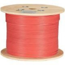 Black Box CAT6A 500-MHz Bulk Cable - F/UTP, Plenum, Solid, Red, 1000-ft. - 1000 ft Category 6a Network Cable for Network Device - Bare Wire - Bare Wire - 1.25 GB/s - Shielding - Solid Red - TAA Compliance C6ABC51S-RD-1000