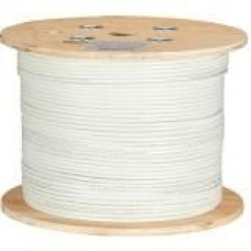 Black Box CAT6A 500-MHz Bulk Cable - F/UTP, Plenum, Solid, White, 1000-ft. - 1000 ft Category 6a Network Cable for Network Device - Bare Wire - Bare Wire - 1.25 GB/s - Shielding - Solid White - TAA Compliance C6ABC51S-WH-1000