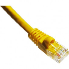 Axiom Cat.6 UTP Patch Network Cable - 25 ft Category 6a Network Cable for Network Device - First End: 1 x RJ-45 Male Network - Second End: 1 x RJ-45 Male Network - 1.25 GB/s - Patch Cable - Gold Plated Connector - Yellow C6AMB-Y25-AX