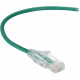 Black Box Slim-Net Cat.6a Patch UTP Network Cable - 5 ft Category 6a Network Cable for Patch Panel, Network Device - First End: 1 x RJ-45 Male Network - Second End: 1 x RJ-45 Male Network - Patch Cable - Green C6APC28-GN-05