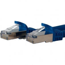 Startech.Com 1 ft Cat6a Patch Cable - Shielded (STP) - Blue - 10Gb Snagless Cat 6a Ethernet Patch Cable - Category 6a - 1 ft - 1 x RJ-45 Male Network - 1 x RJ-45 Male Network - Blue - RoHS Compliance C6ASPAT1BL