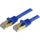 Startech.Com 35 ft Cat6a Patch Cable - Shielded (STP) - Blue - 10Gb Snagless Cat 6a Ethernet Patch Cable - 35 ft Category 6a Network Cable for Network Device, Hub, Switch, Router, Print Server, Patch Panel, Computer - First End: 1 x RJ-45 Male Network - S