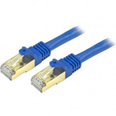Startech.Com 2ft Blue Cat6a Shielded Patch Cable - Cat6a Ethernet Cable - 2 ft Cat 6a STP Cable - Snagless RJ45 Ethernet Cord - 2 ft Category 6a Network Cable for Docking Station, Network Device, Notebook, Desktop Computer, Hub, Switch, Router, Print Serv