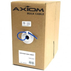 Axiom CAT6 23AWG 4-Pair Solid Conductor 550MHz Bulk Cable Spool 1000FT (Red) - Category 6 for Network Device - 1000 ft - Bare Wire - Bare Wire - Red C6BCS-R1000-AX