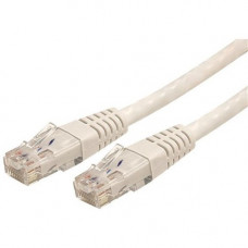 Startech.Com 2ft CAT6 Ethernet Cable - White Molded Gigabit CAT 6 Wire - 100W PoE RJ45 UTP 650MHz - Category 6 Network Patch Cord UL/TIA - 2ft White CAT6 Ethernet cable delivers Multi Gigabit 1/2.5/5Gbps & 10Gbps up to 160ft - 650MHz - Fluke tested to