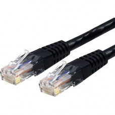 Startech.Com 15ft CAT6 Ethernet Cable - Black Molded Gigabit CAT 6 Wire - 100W PoE RJ45 UTP 650MHz - Category 6 Network Patch Cord UL/TIA - 15ft Black CAT6 Ethernet cable delivers Multi Gigabit 1/2.5/5Gbps & 10Gbps up to 160ft - 650MHz - Fluke tested 