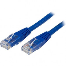 Startech.Com 2ft CAT6 Ethernet Cable - Blue Molded Gigabit CAT 6 Wire - 100W PoE RJ45 UTP 650MHz - Category 6 Network Patch Cord UL/TIA - 2ft Blue CAT6 Ethernet cable delivers Multi Gigabit 1/2.5/5Gbps & 10Gbps up to 160ft - 650MHz - Fluke tested to A